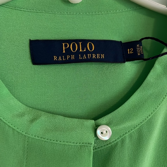 BNWT Polo long sleeve silk blouse - Picture 2 of 4